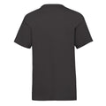 Black - Back - Fruit of the Loom Childrens-Kids Value T-Shirt