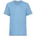 Sky Blue - Front - Fruit of the Loom Childrens-Kids Value T-Shirt