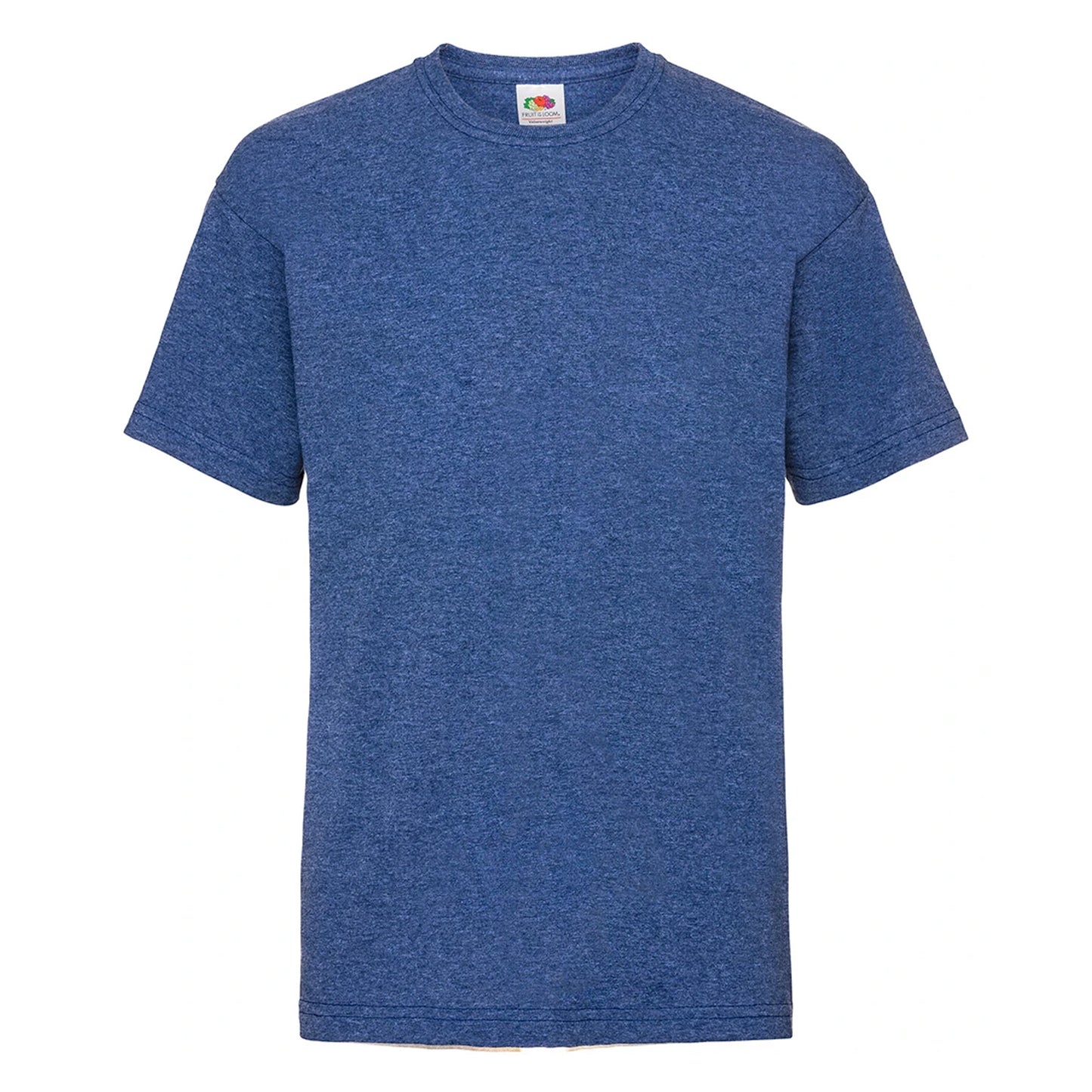 Retro Heather Royal - Front - Fruit Of The Loom Childrens-Kids Value T-Shirt
