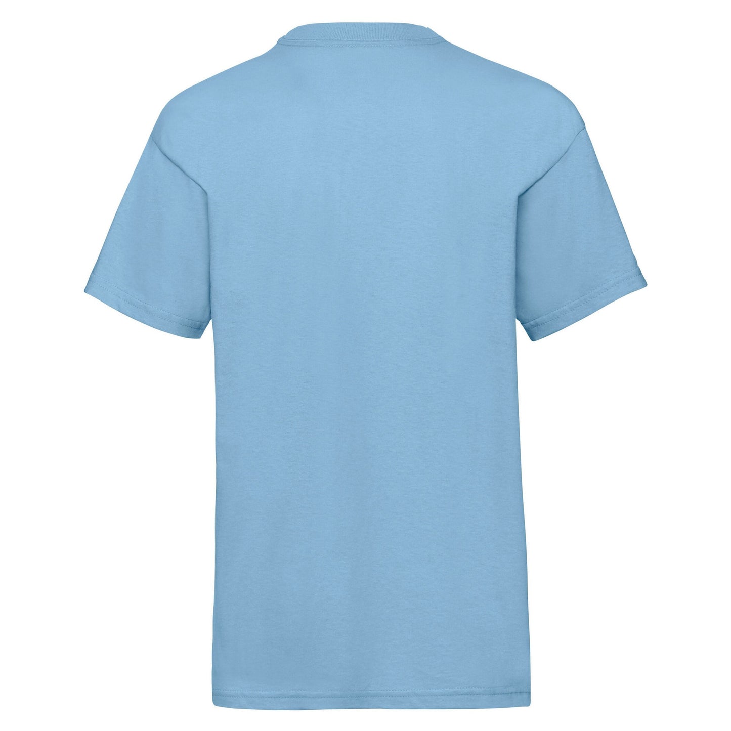 Sky - Back - Fruit Of The Loom Childrens-Kids Value T-Shirt