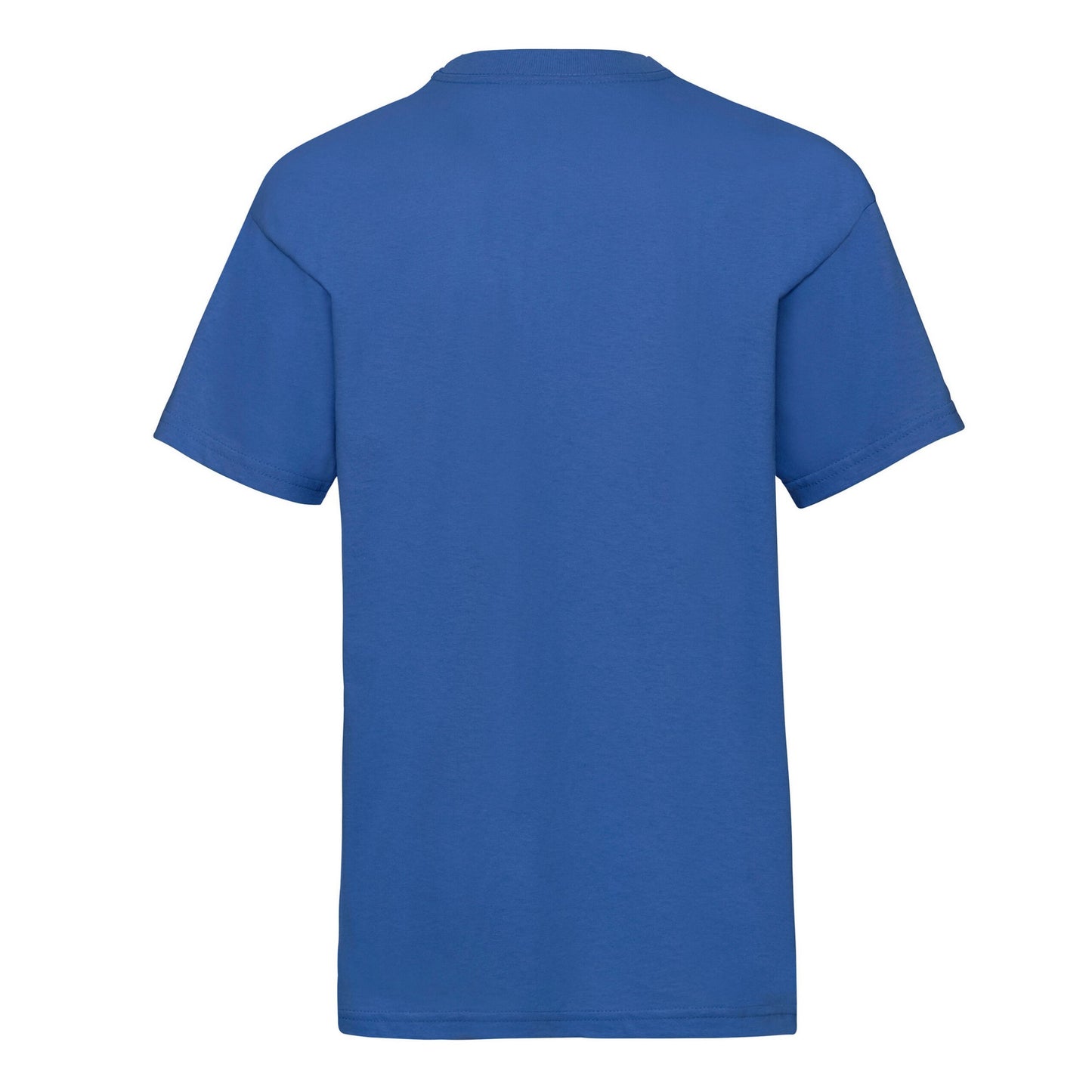 Royal Blue - Back - Fruit Of The Loom Childrens-Kids Value T-Shirt