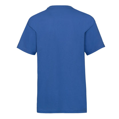Royal Blue - Back - Fruit Of The Loom Childrens-Kids Value T-Shirt