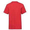 Red - Back - Fruit of the Loom Childrens-Kids Value T-Shirt