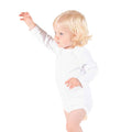 White - Side - Larkwood Baby Long-Sleeved Bodysuit