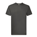 Light Graphite - Front - Fruit of the Loom Unisex Adult Super Premium Plain T-Shirt