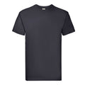 Deep Navy - Front - Fruit of the Loom Unisex Adult Super Premium Plain T-Shirt