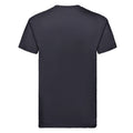 Deep Navy - Back - Fruit of the Loom Unisex Adult Super Premium Plain T-Shirt