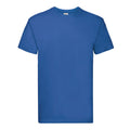 Royal Blue - Front - Fruit of the Loom Unisex Adult Super Premium Plain T-Shirt