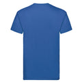 Royal Blue - Back - Fruit of the Loom Unisex Adult Super Premium Plain T-Shirt