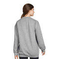 Sports Grey - Back - Gildan Mens Softstyle Plain Midweight Crew Neck Sweatshirt