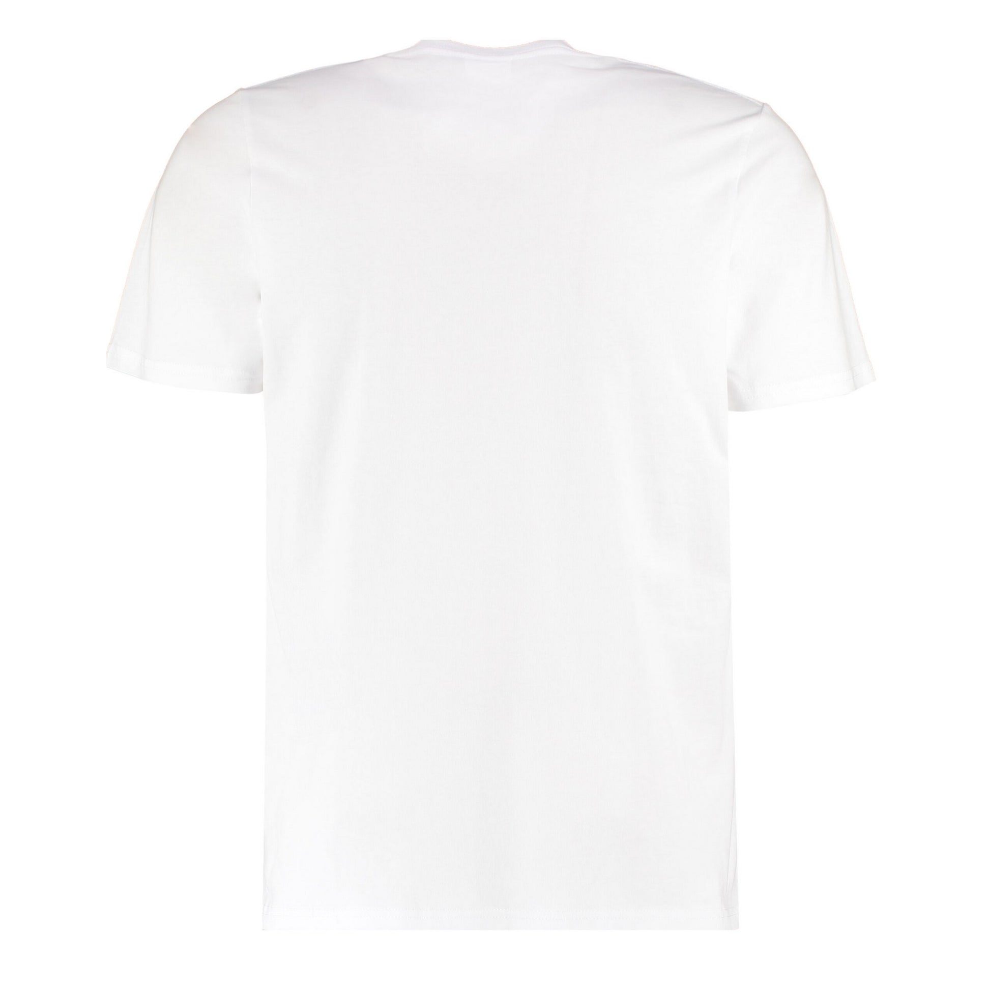 White - Back - Kustom Kit Mens Fashion Fit Cotton T-Shirt