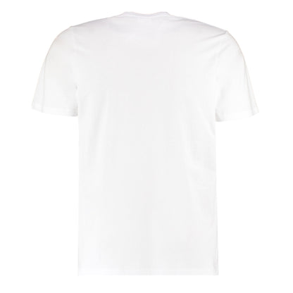 White - Back - Kustom Kit Mens Fashion Fit Cotton T-Shirt