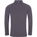 Charcoal-Jet Black - Back - AWDis Cool Mens Half Zip Sweat Top