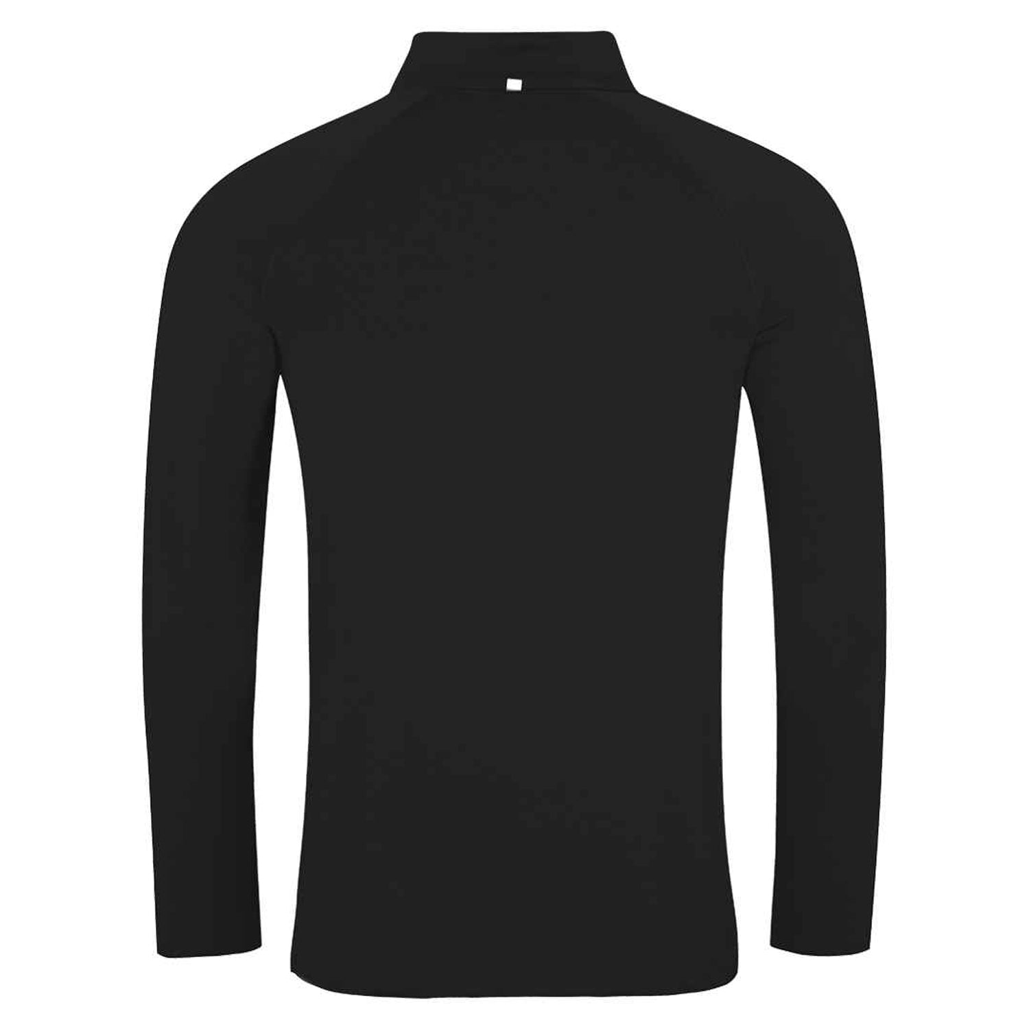 Jet Black-Arctic White - Back - AWDis Cool Mens Half Zip Sweat Top