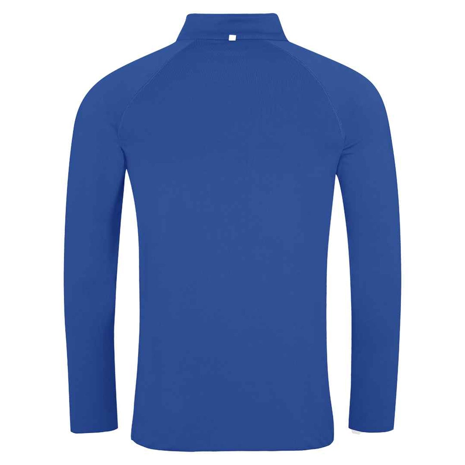 Royal Blue-Arctic White - Back - AWDis Cool Mens Half Zip Sweat Top