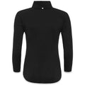 Jet Black-Arctic White - Back - AWDis Cool Womens-Ladies Half Zip Girlie Sweat Top