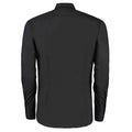 Black - Back - Kustom Kit Mens Formal Shirt