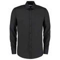 Black - Front - Kustom Kit Mens Formal Shirt