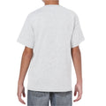 Ash - Pack Shot - Gildan Childrens-Kids Plain Cotton Heavy T-Shirt