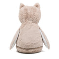 Light Brown - Back - Mumbles Owl Plush Toy