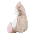 Light Brown - Side - Mumbles Owl Plush Toy