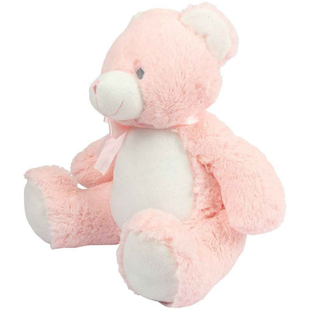 Pink - Side - Mumbles Bear Plush Toy