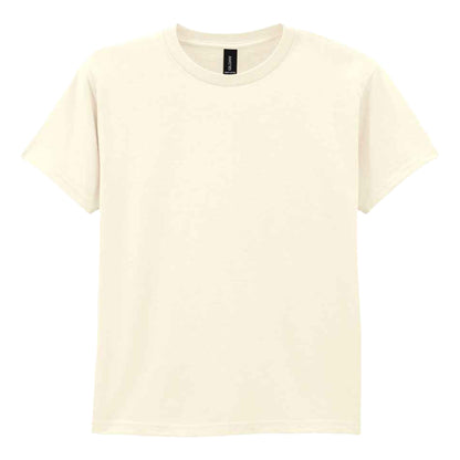 Off White - Front - Gildan Childrens-Kids Cotton Heavy T-Shirt