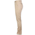 Stone - Side - Front Row Mens Stretch Chinos