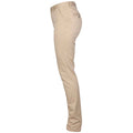 Stone - Side - Front Row Womens-Ladies Stretch Chinos