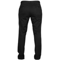 Black - Back - Front Row Womens-Ladies Stretch Chinos