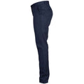 Navy - Side - Front Row Womens-Ladies Stretch Chinos