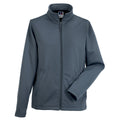 Convoy Grey - Front - Russell Mens Smart Soft Shell Jacket