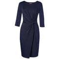 Navy - Front - Brook Taverner Womens-Ladies One Neptune Midi Dress