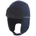 Navy-Black - Front - Result Winter Essentials Unisex Adult Ocean Trapper Hat