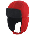 Red-Black - Front - Result Winter Essentials Unisex Adult Ocean Trapper Hat