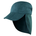 Bottle Green - Front - Result Headwear Unisex Adult Legionnaires Foldable Baseball Cap