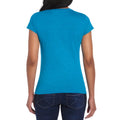 Antique Sapphire - Pack Shot - Gildan Womens-Ladies Softstyle Plain Ringspun Cotton Fitted T-Shirt