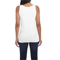 White - Pack Shot - Gildan Womens-Ladies Softstyle Ringspun Cotton Tank Top