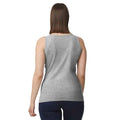 Sport Grey - Back - Gildan Womens-Ladies Softstyle Ringspun Cotton Tank Top