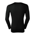 Black - Back - GAMEGEAR Mens Warmtex Long-Sleeved Base Layer Top