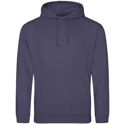 Shark Grey - Front - AWDis Cool Unisex Adult College Hoodie