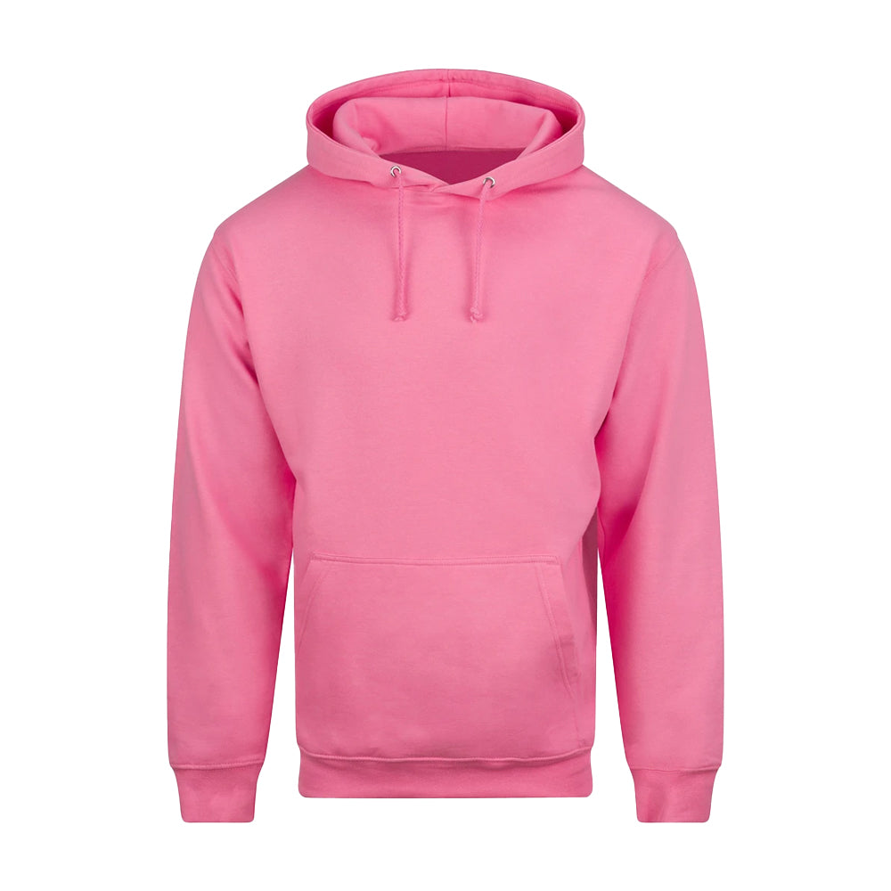 Bubblegum Pink - Front - AWDis Cool Unisex Adult College Hoodie