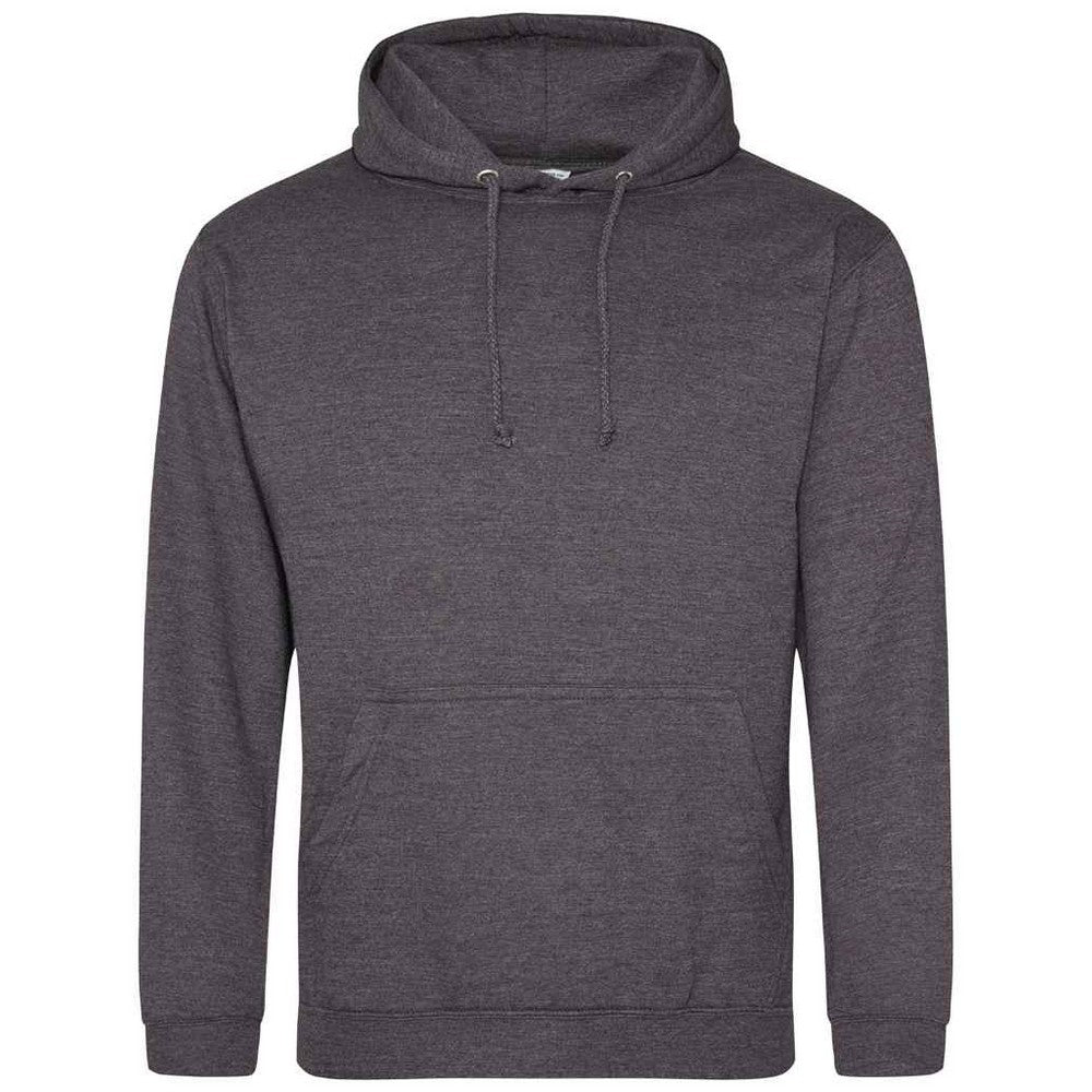 Charcoal - Front - AWDis Cool Unisex Adult College Hoodie