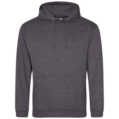 Charcoal - Front - AWDis Cool Unisex Adult College Hoodie