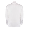 White - Back - Kustom Kit Mens Long-Sleeved Pilot Shirt