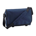 French Navy - Back - Bagbase Contrast Detail Messenger Bag