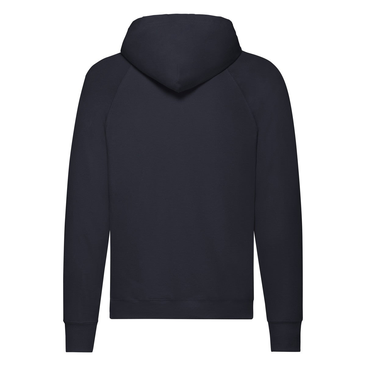 Deep Navy - Back - Fruit Of The Loom Unisex Adult Lightweight Hooded Sweatshirt