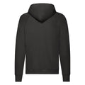 Light Graphite - Back - Fruit of the Loom Unisex Adult Lightweight Hooded Sweatshirt