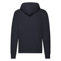 Deep Navy - Back - Fruit of the Loom Unisex Adult Lightweight Hooded Sweatshirt