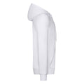 White - Side - Fruit of the Loom Unisex Adult Lightweight Hooded Sweatshirt